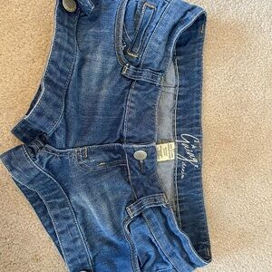 low rise y2k shorts